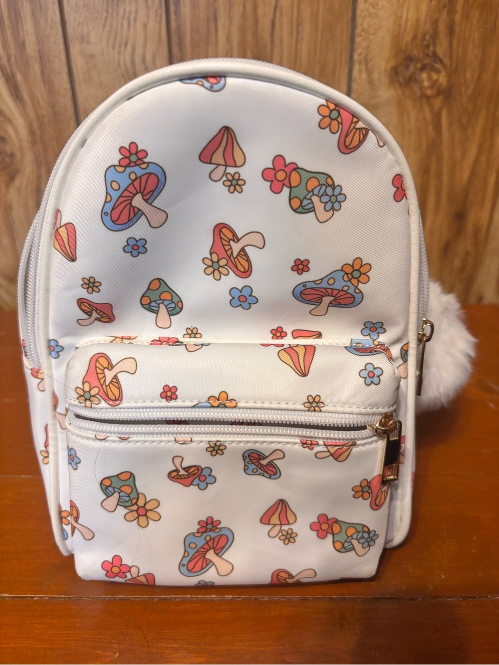 Like Dreams Mushroom Floral Mini Backpack